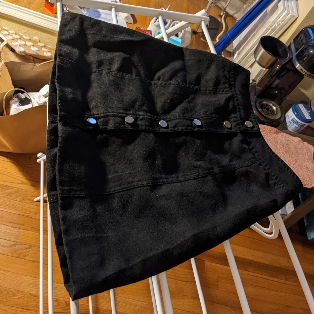 Faux suede Mini skirt